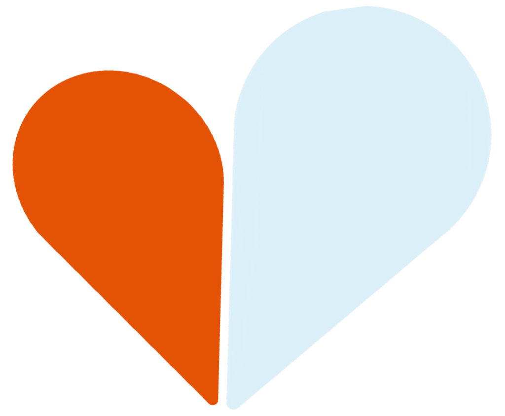 illustration double epingle fond bleu