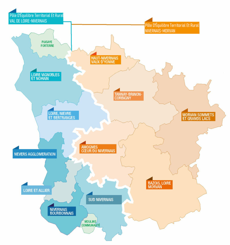 carte des pays du conseil départemental